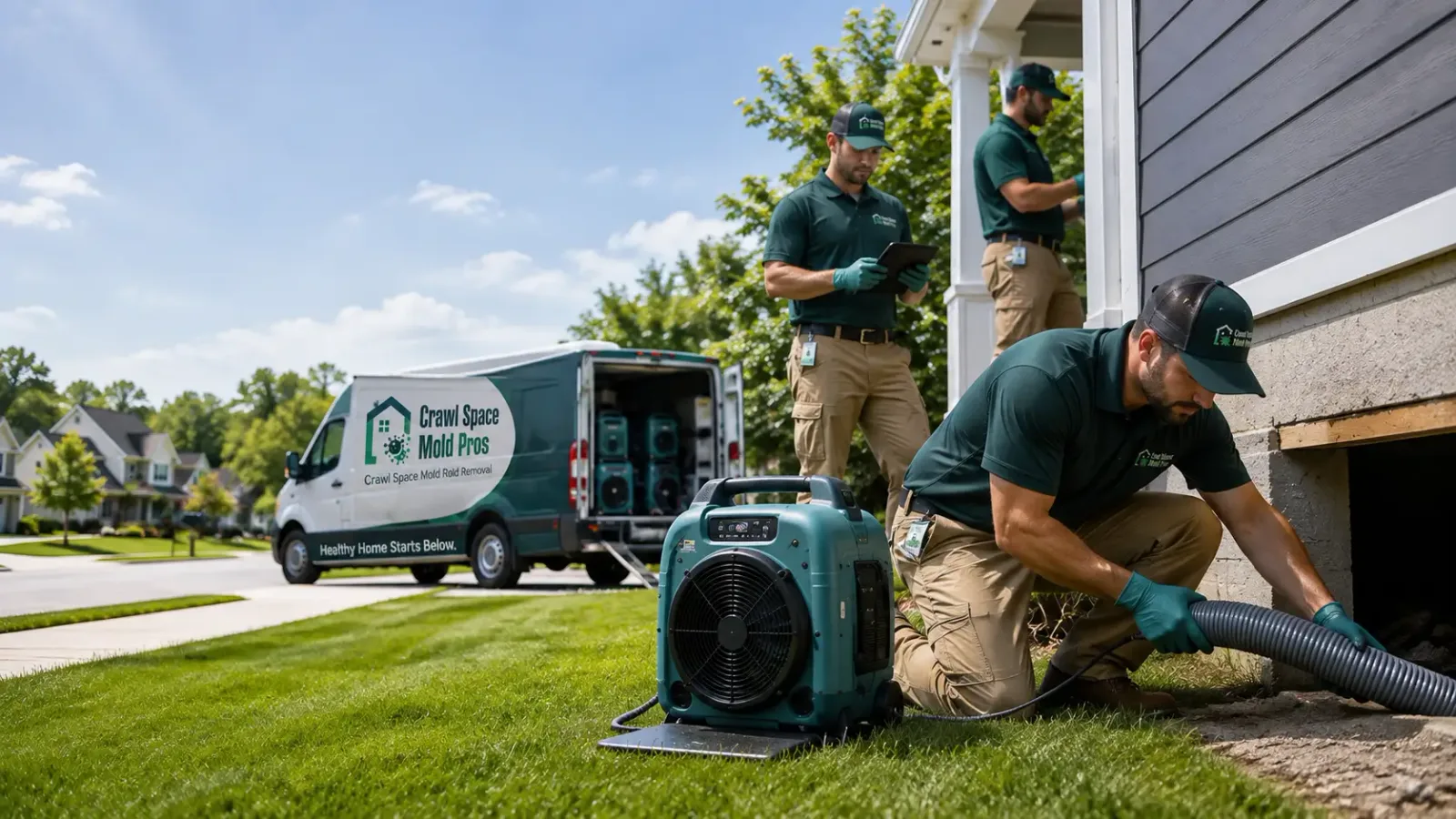 Crawl Space Mold Removal in Okemos, MI